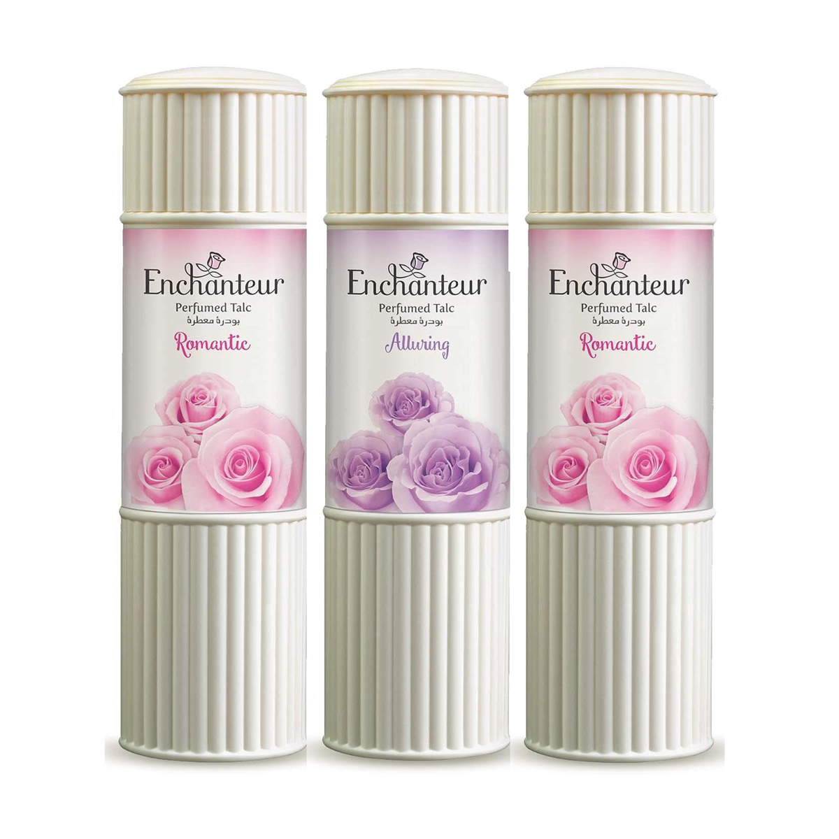 Enchanteur Perfumed Talc Assorted Value Pack 3 x 250 g