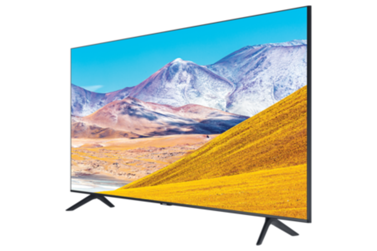 Samsung 55 Inch 4K UHD Smart LED TV, UA55AU8000, Black