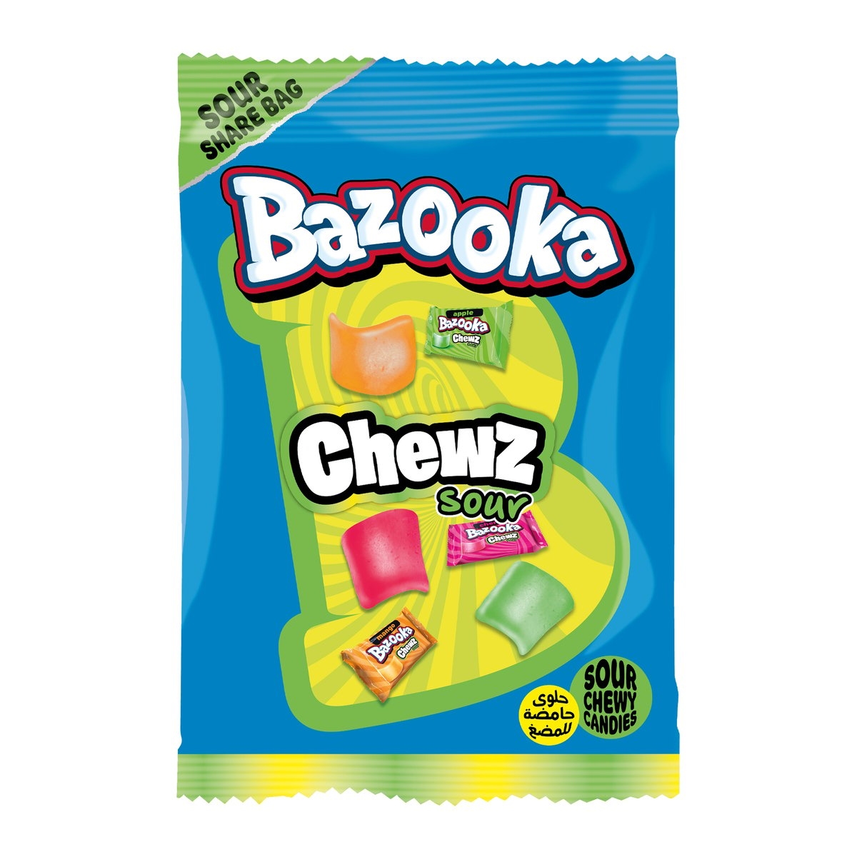 Bazooka Sour Chewy Candies 120 g