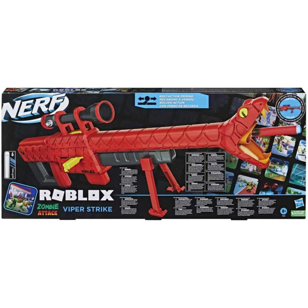 Nerf Roblox Zombie Attack Viper Strike F5483