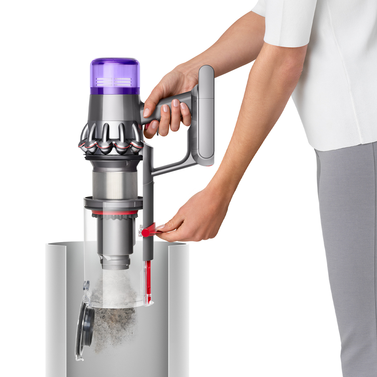 Dyson Cordless Vacuum Cleaner, Silver Nickel/Purple, ADVANCED V11 SV51