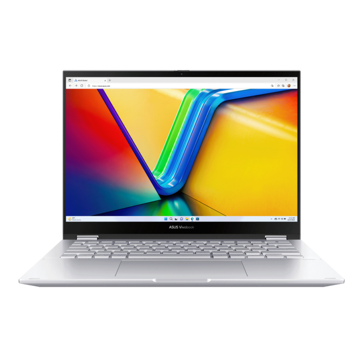 ASUS Vivobook S 14 Flip Laptop, 14" WUXGA FHD Touch 60Hz Display, Intel Core i9-13900H Processor, 16 GB RAM, 1 TB Storage, Windows 11, Silver, TP3402VA-LZ144W