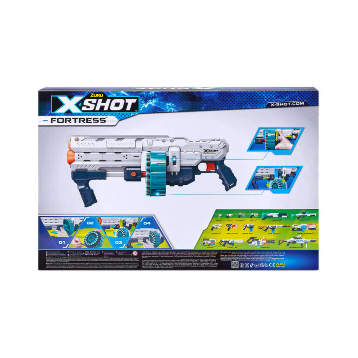 X-Shot Excel Fortress 40-Dart Capacity Barrel, XS-36507