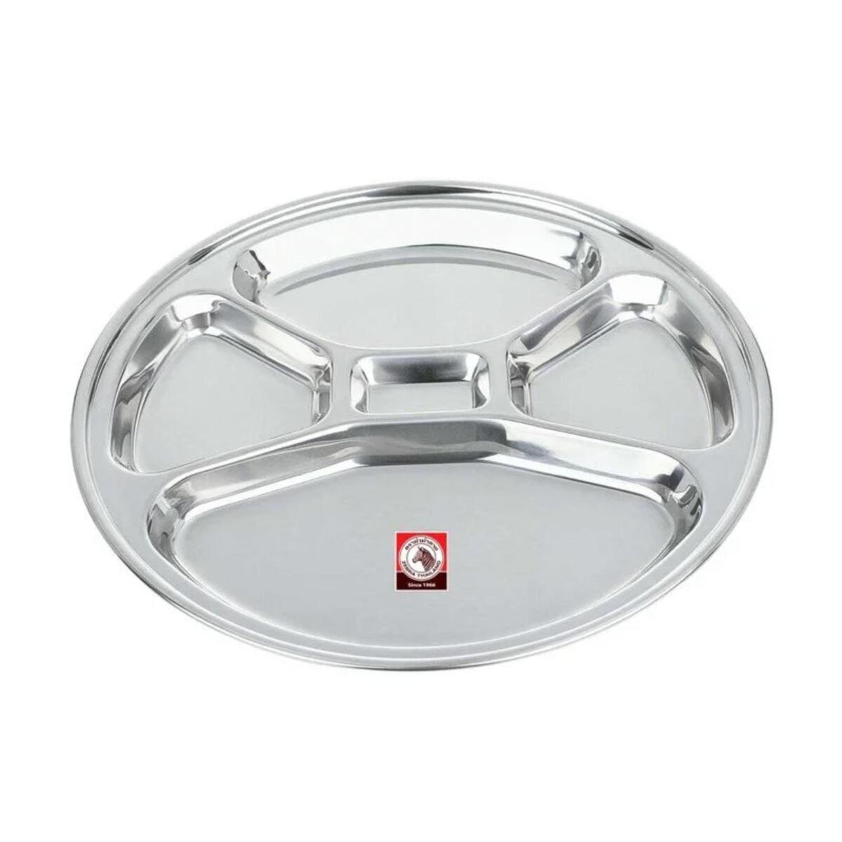 Zebra Stainless Steel Round Tray, 35 cm, 132039