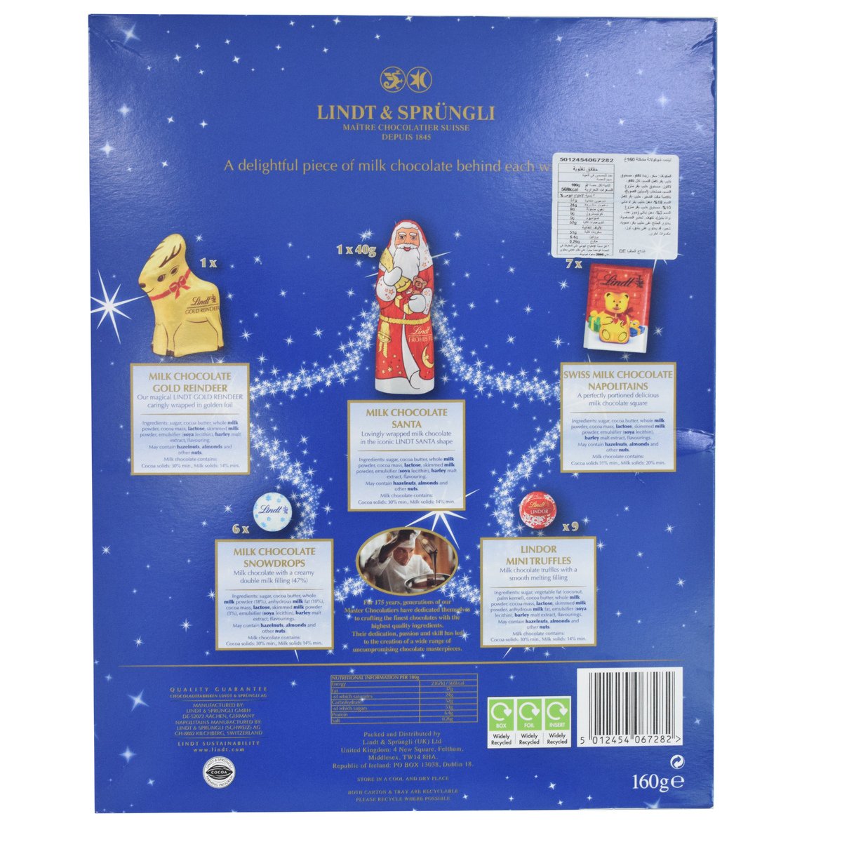 Lindt Luxurious Chocolate Advent Calendar 160 g