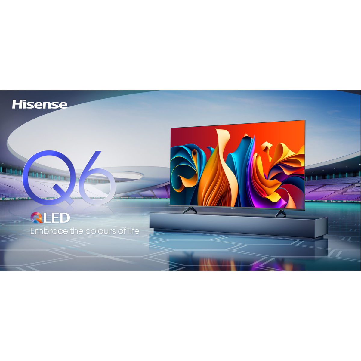 هايسنس تلفاز QLED ذكي 4K 75 بوصة، 75Q6N