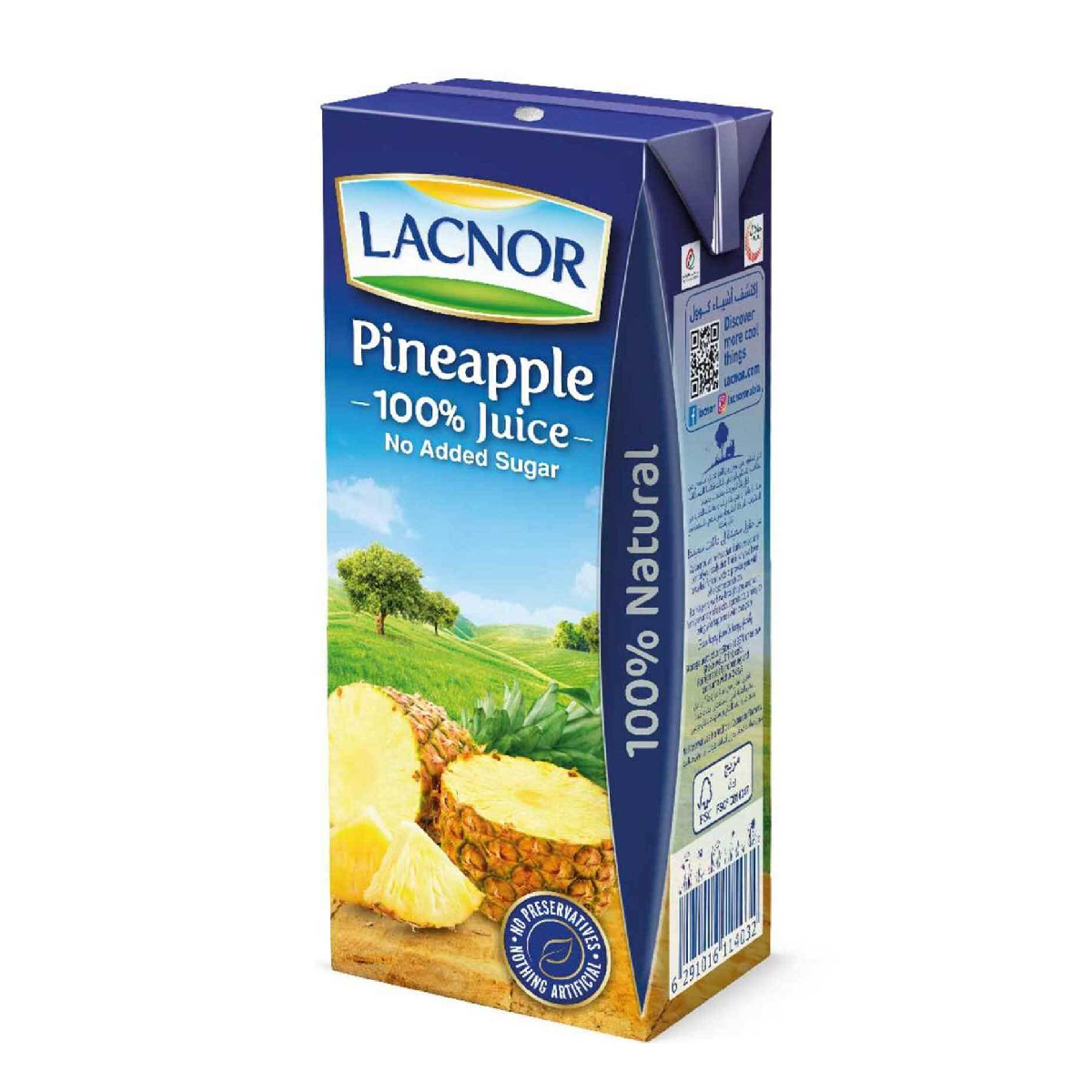 Lacnor Pineapple Juice Value Pack 8 x 180 ml