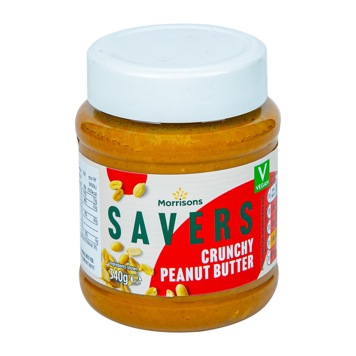 Morrisons Savers Crunchy Peanut Butter 340 g