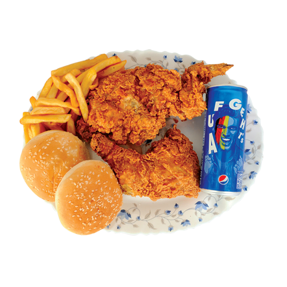 Broasted Chicken Combo Meal