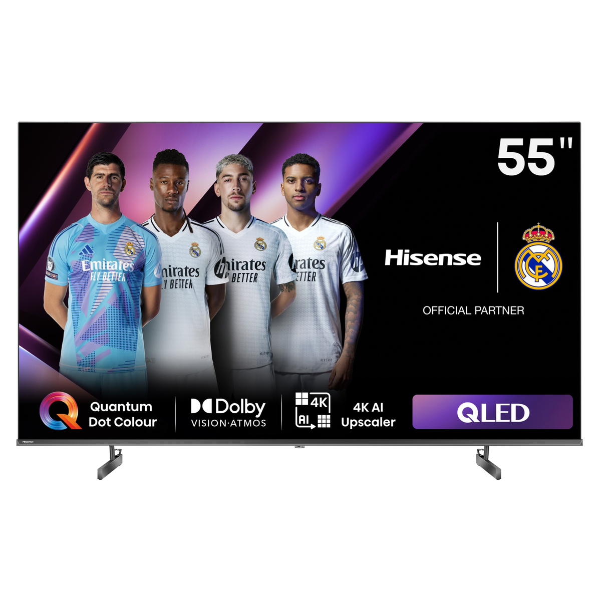 Hisense 55 inches 4K Smart QLED TV, 55Q6N