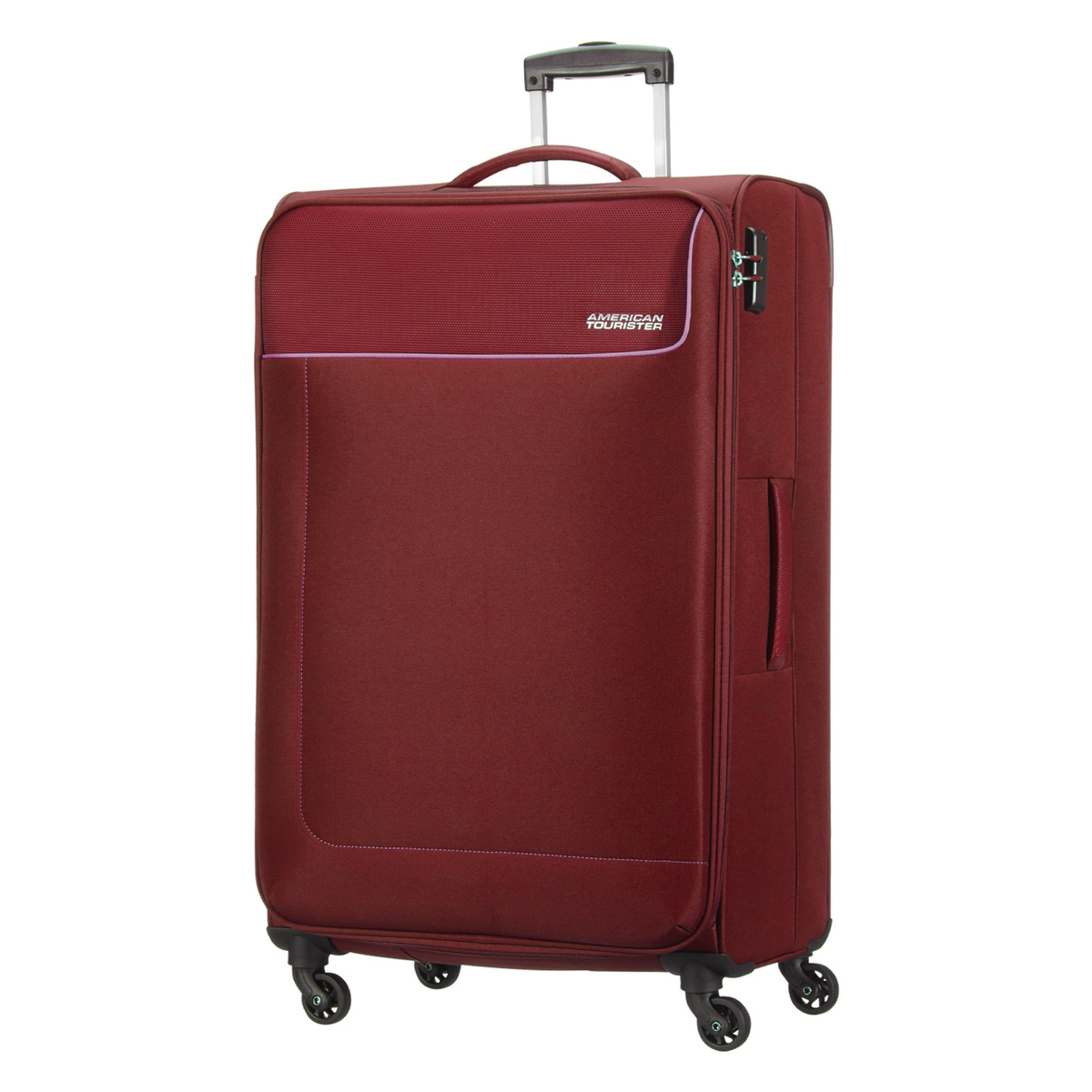 American Tourister Jamaica 4 Wheel Soft Trolley, 80 cm, Maroon