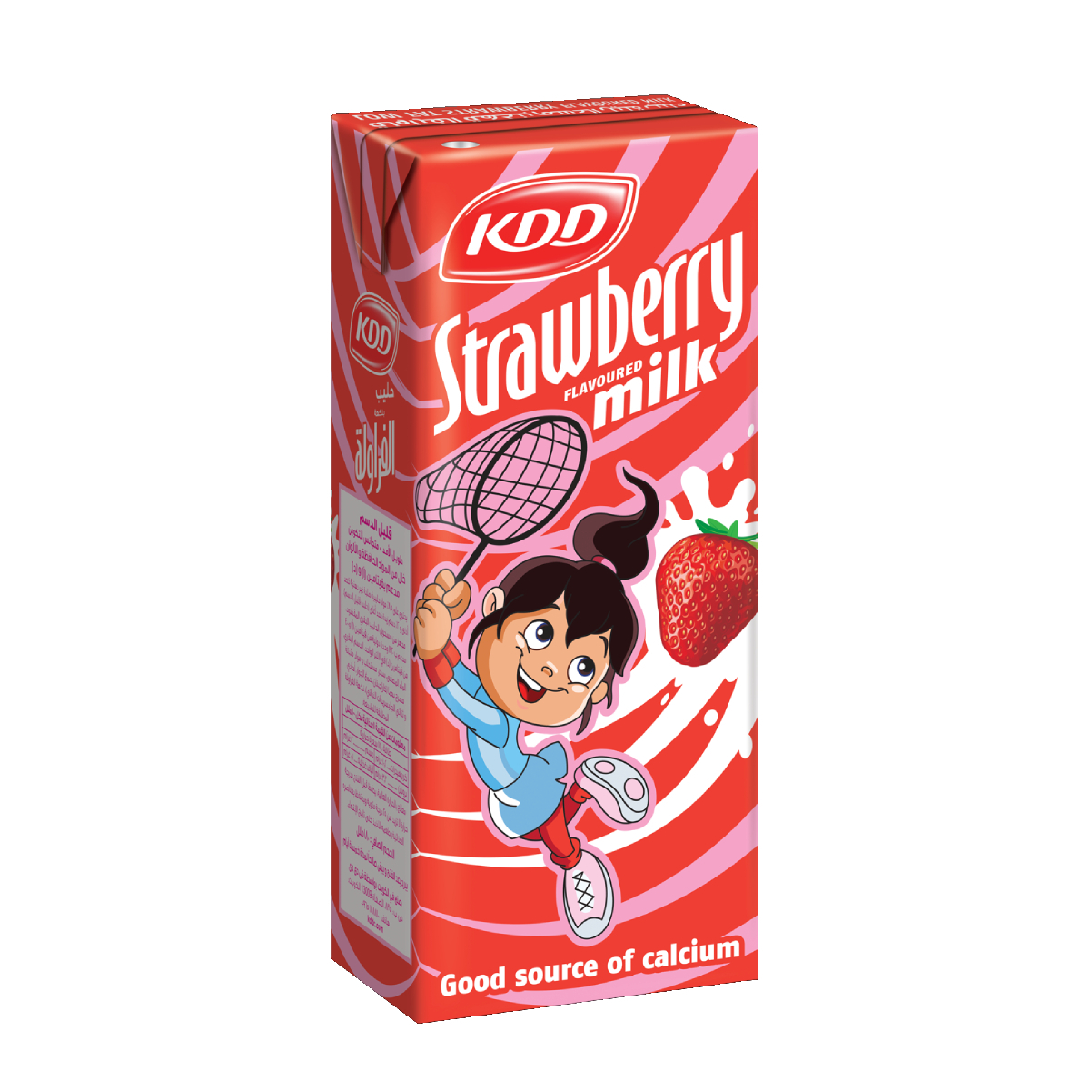 KDD Strawberry Flavoured Milk 180 ml 5+1