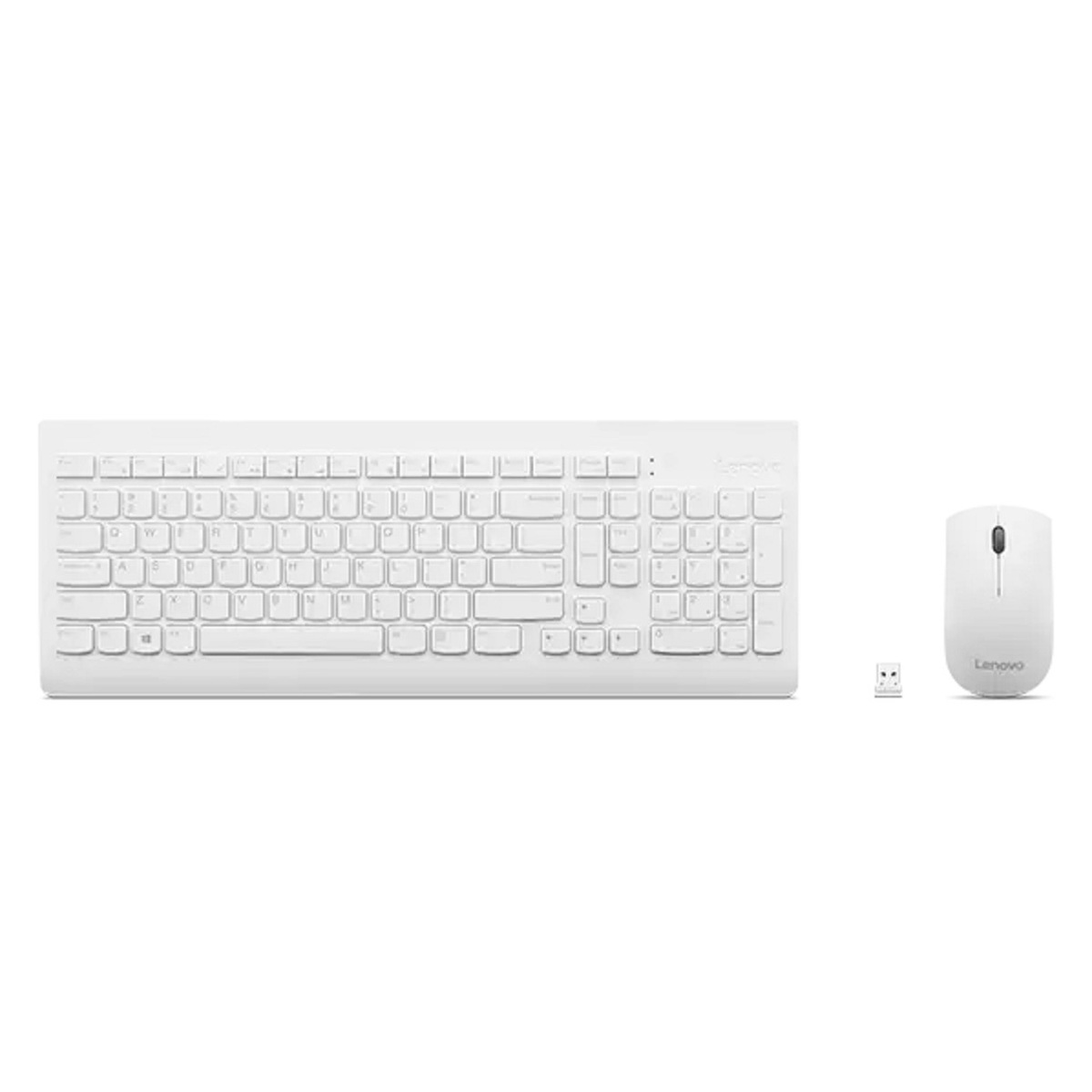 Lenovo 510 Wireless Keyboard & Mouse, White, GX30Z91077