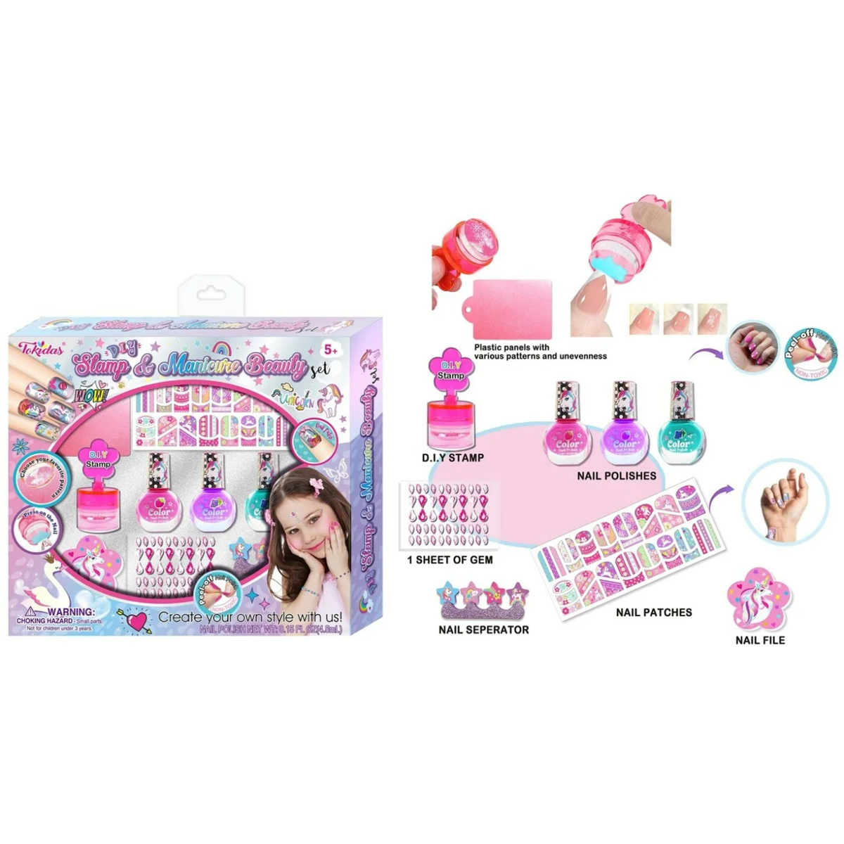 Tokidas D.I.Y Stamp & Manicure Beauty, T258