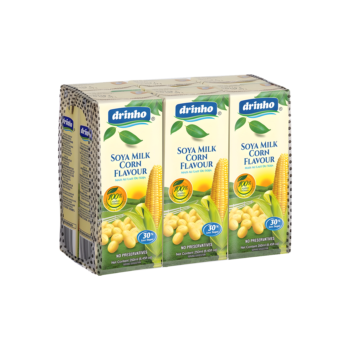 Drinho Soya Milk Corn 6 X 250ml