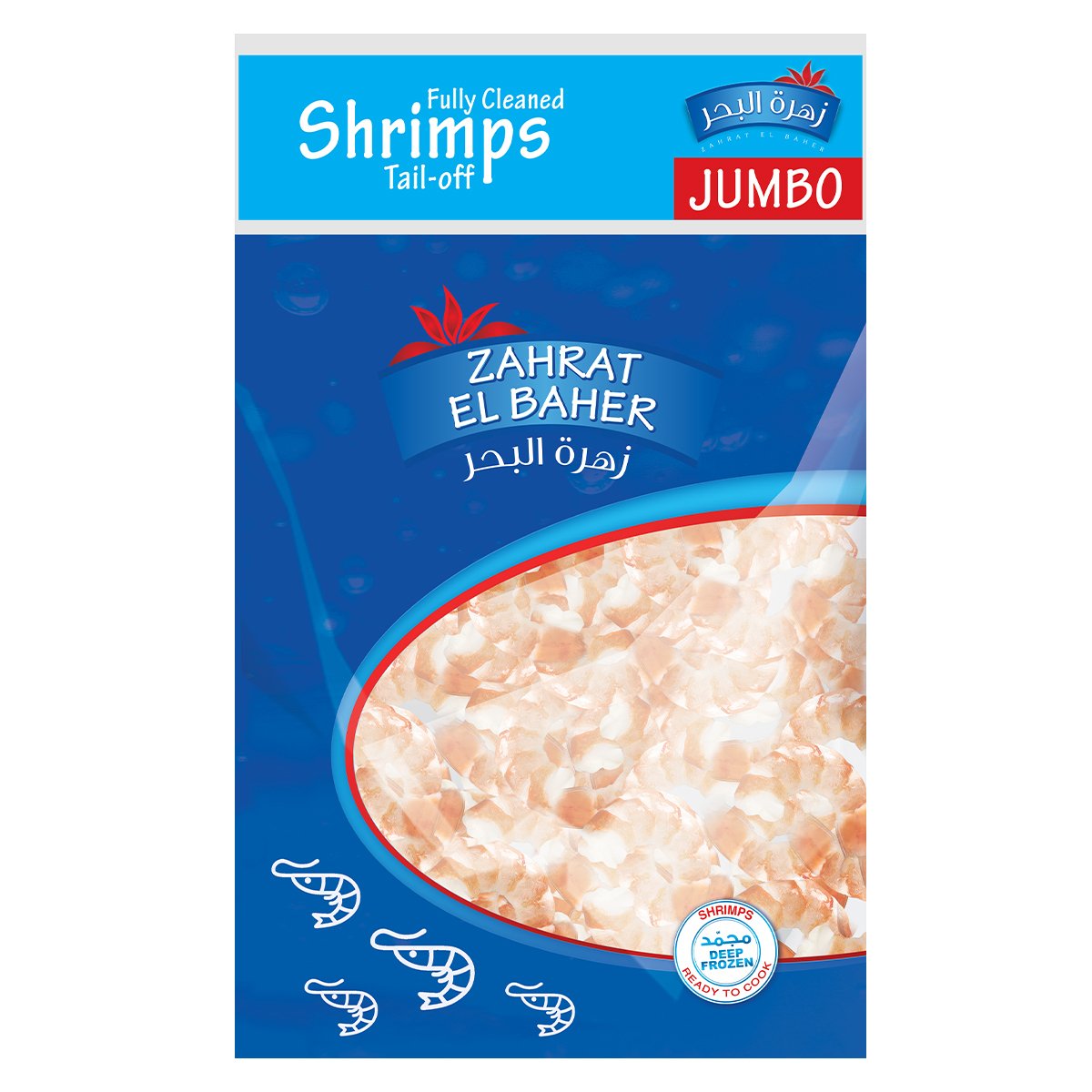 Zahrat El Baher Frozen Jumbo Shrimps 750 g