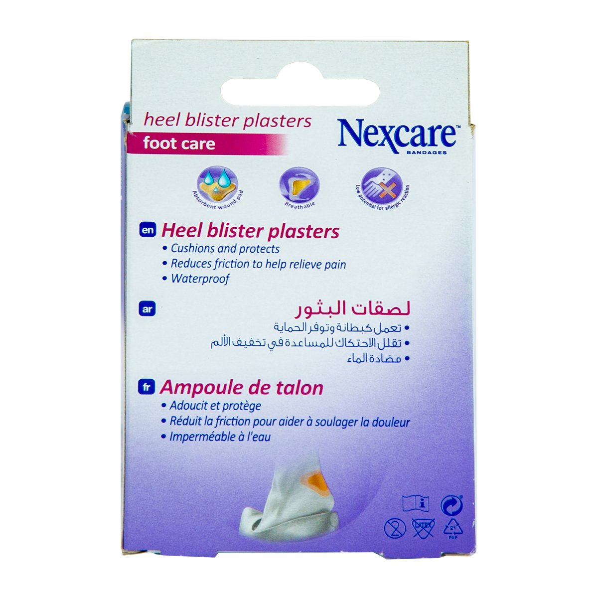 Nexcare 3M Heel Blister Plaster 5 pcs