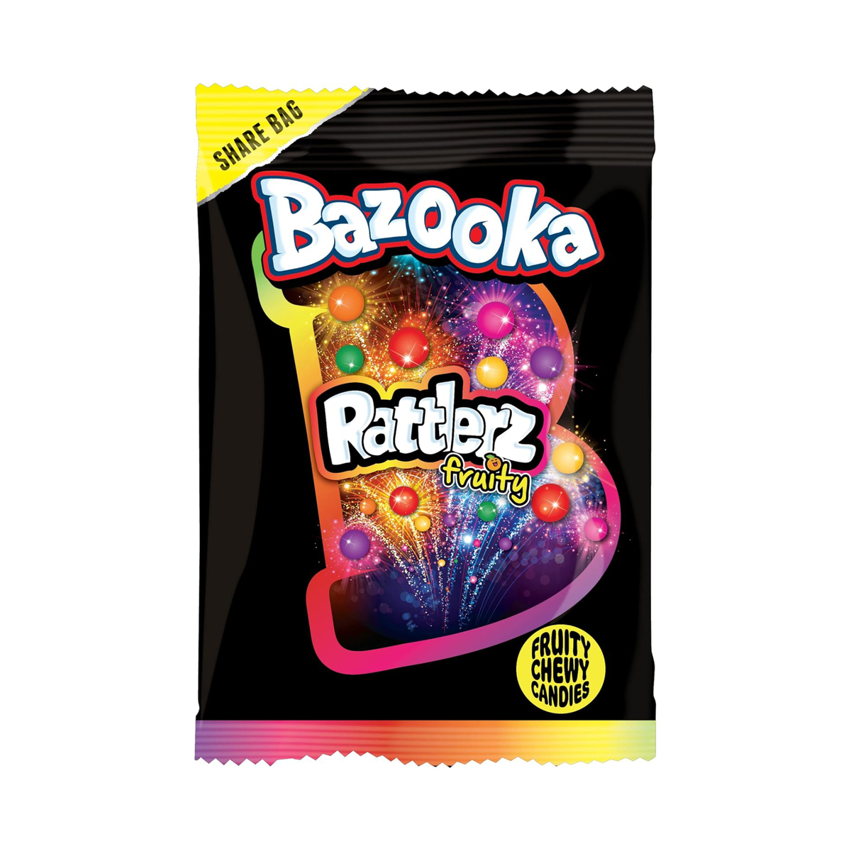 Bazooka Rattlerz Fruity Chew Candies 120 g