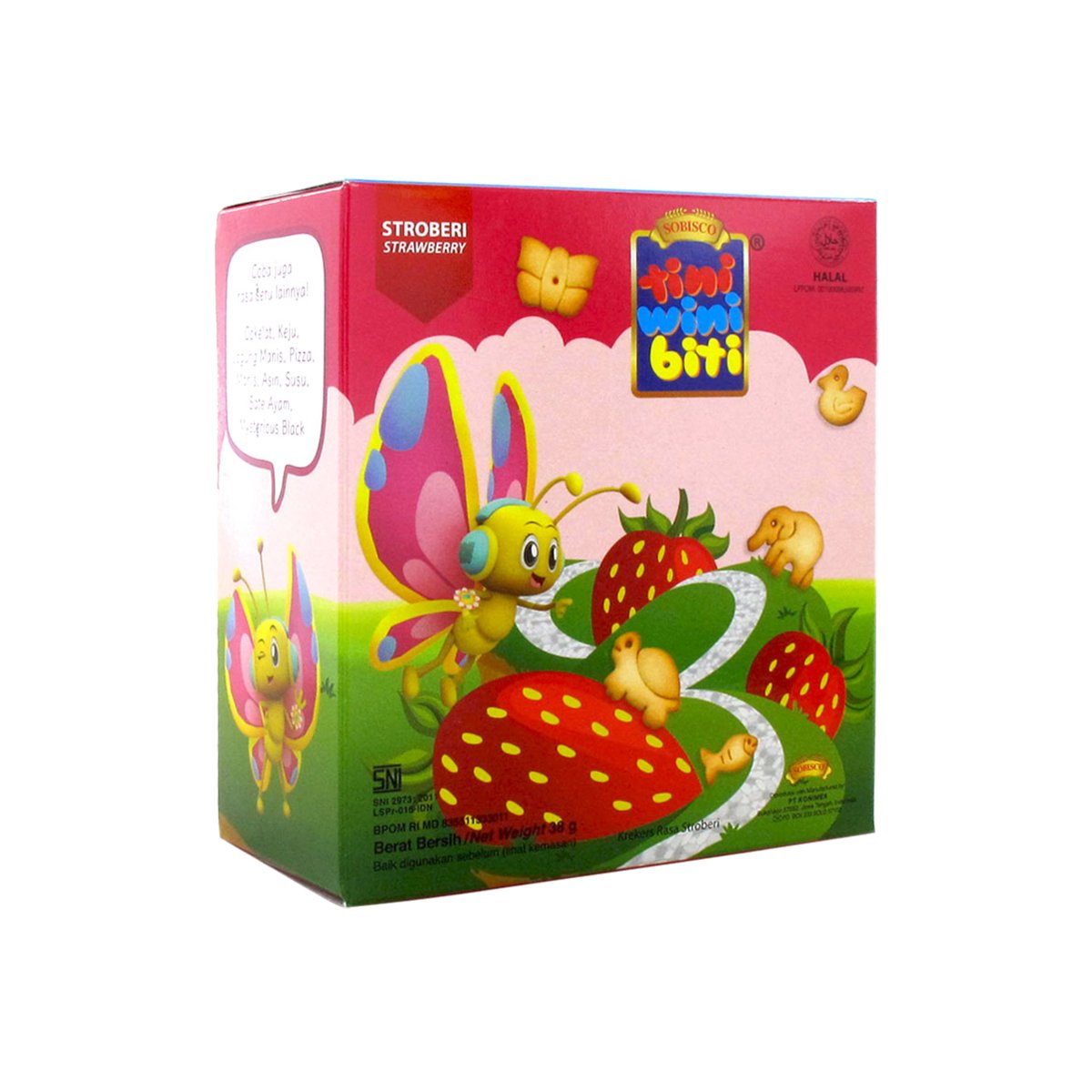 Tini Wini Biti Crackers Strawberry 38g