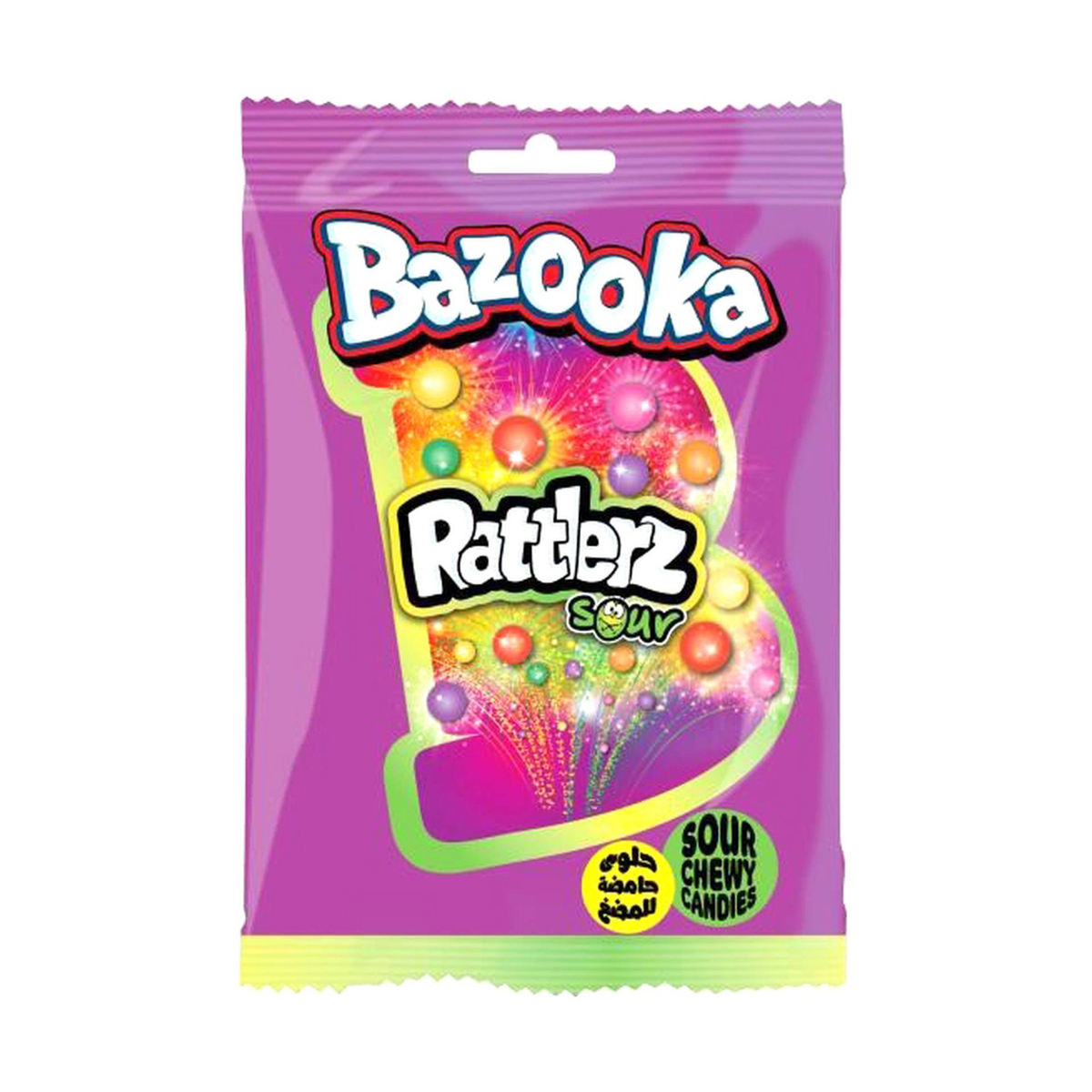 Bazooka Rattlerz Sour Chewy  Candies 120 g