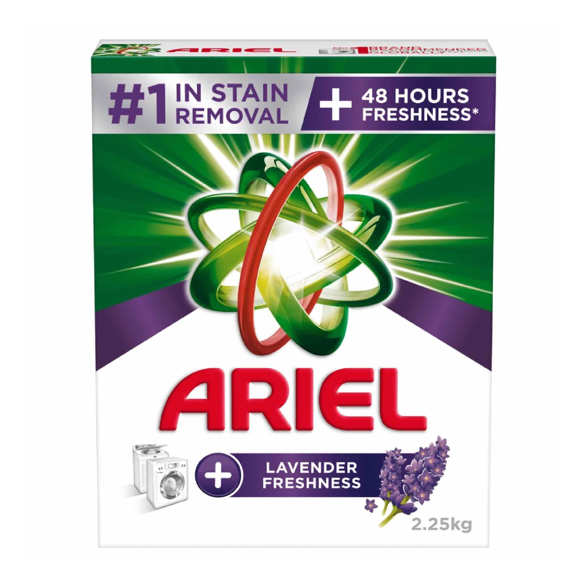 Ariel Lavender Freshness Washing Powder Value Pack 2.25 kg