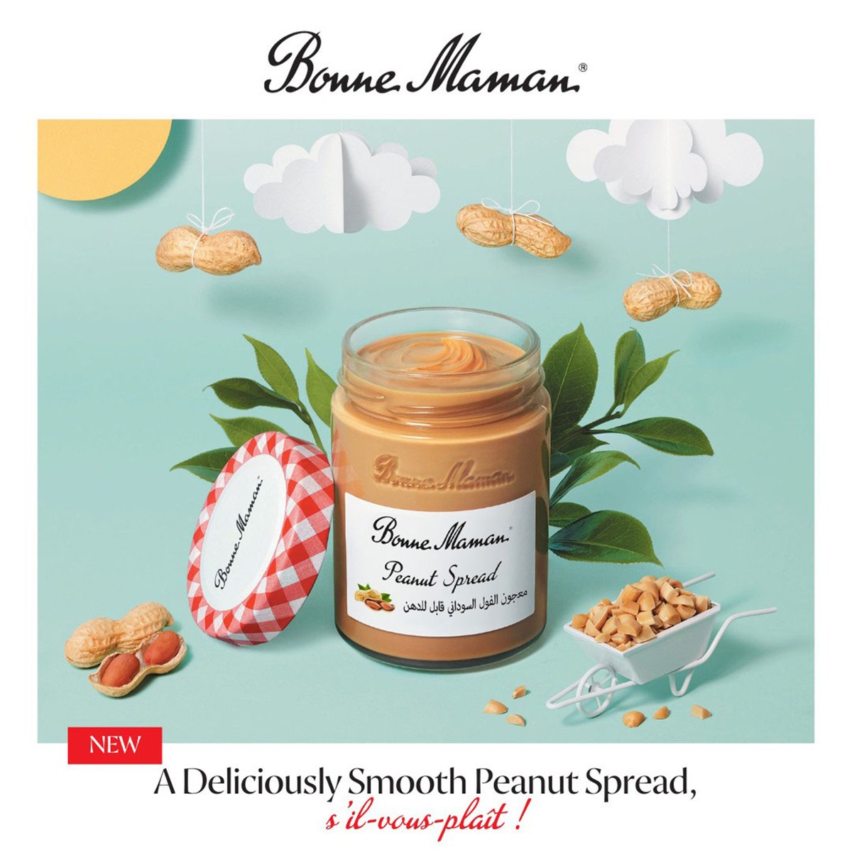 Bonne Maman Smooth Peanut Spread 325 g