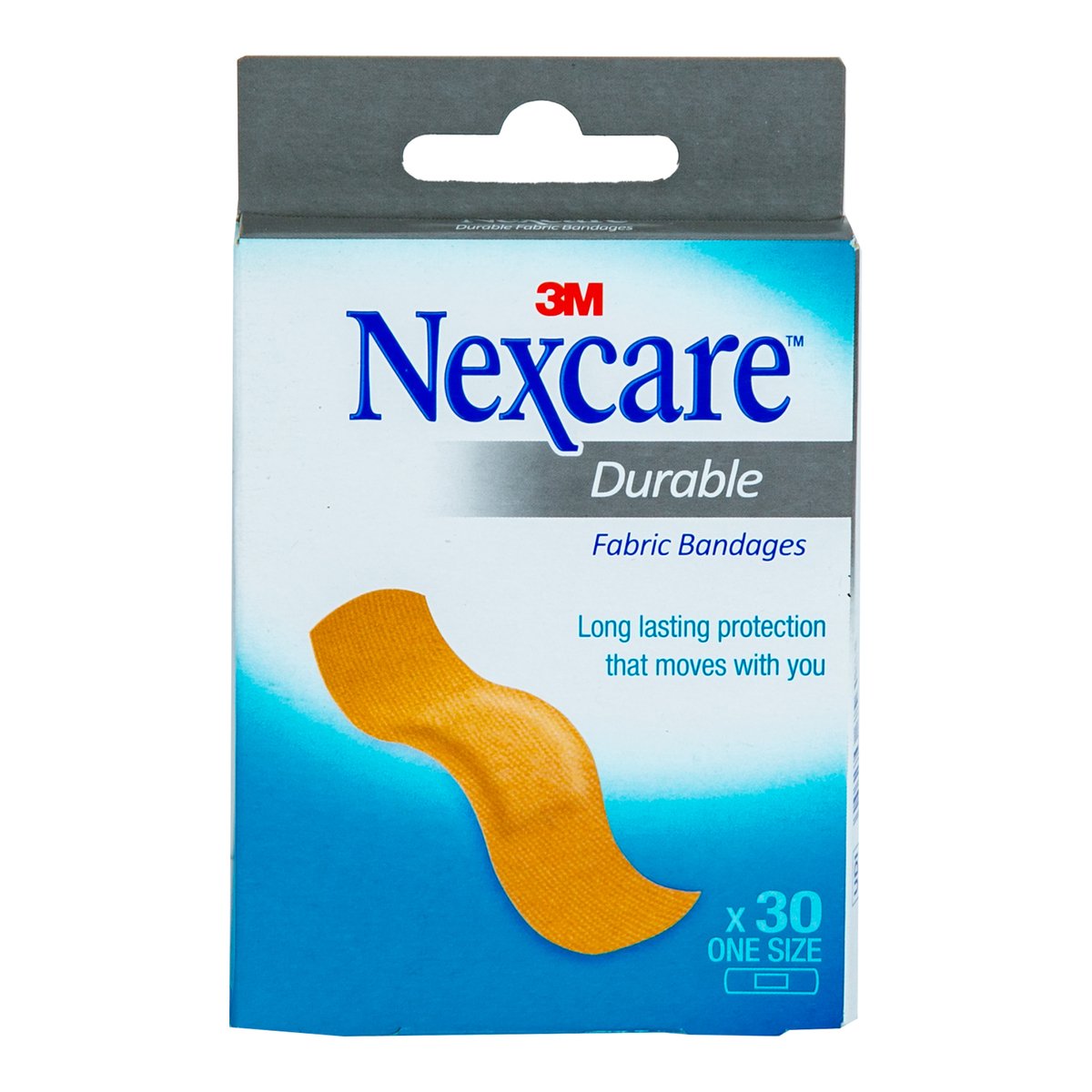 Nexcare 3M Durable Fabric Bandages 72x19mm 30 pcs