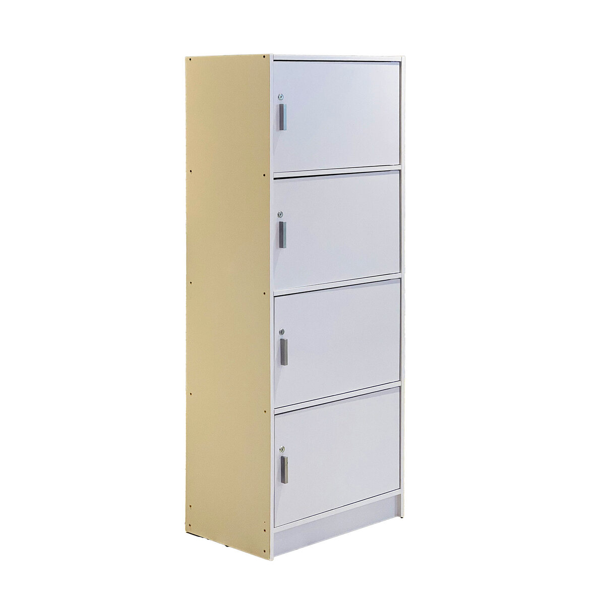 Locker Cabinet 4Door, White