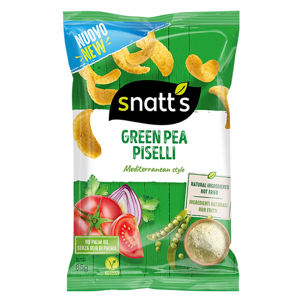 Snatt's Green Pea Mediterranean Style Snack 85 g