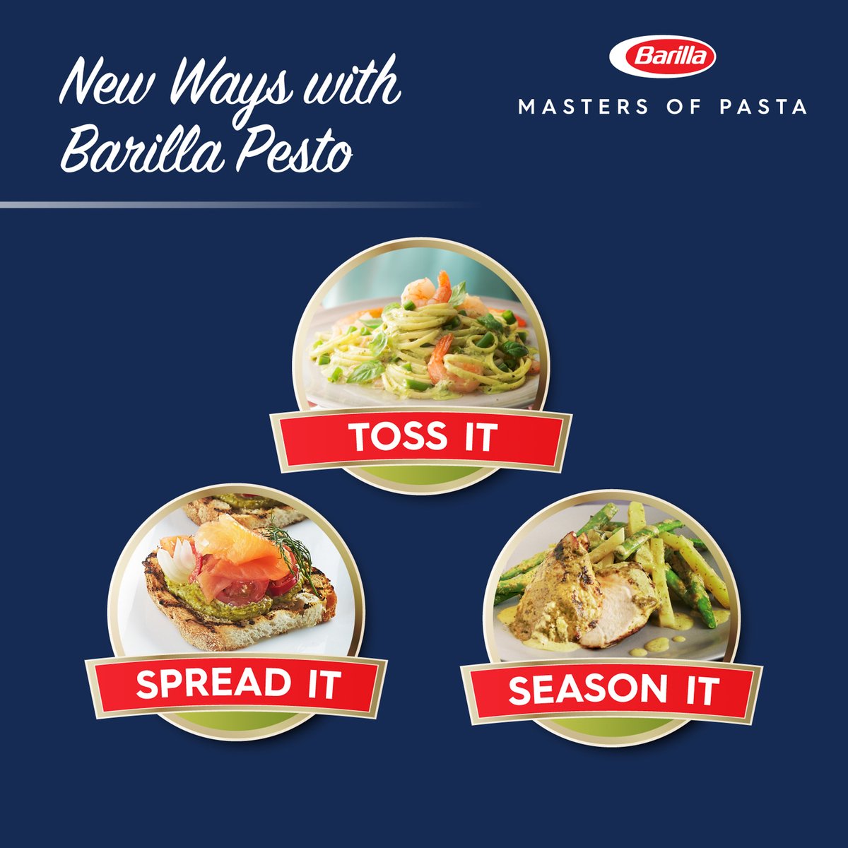 Barilla Pesto Calabrese Pasta Sauce With Chilli Peppers And Italian Cheese 190 g