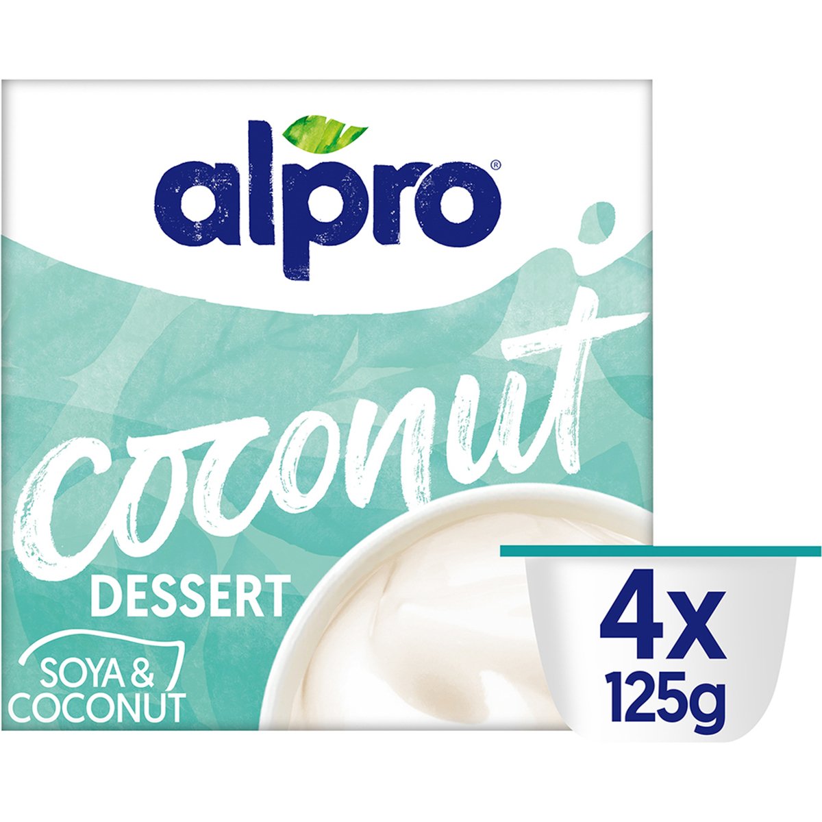 Alpro Soya & Coconut Dessert 4 x 125 g