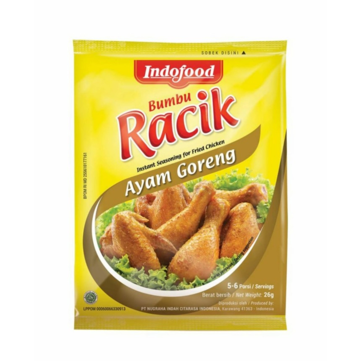 Indofood Racik Ayam Goreng Pedas 30g