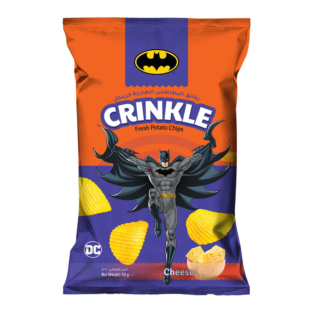 Crinkle Fresh Potato Chips Assorted 3 x 50 g