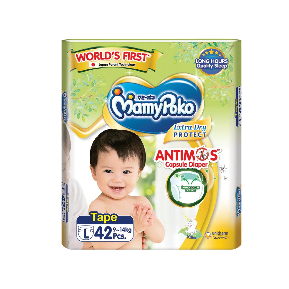 Mamy Poko Extra Dry Protect Tape L42pcs