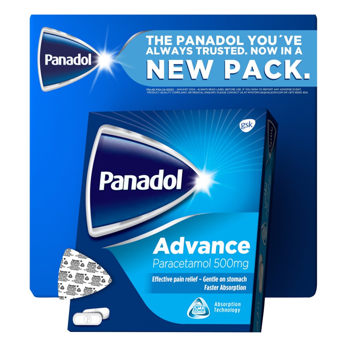 Panadol Advance 96 Tablets