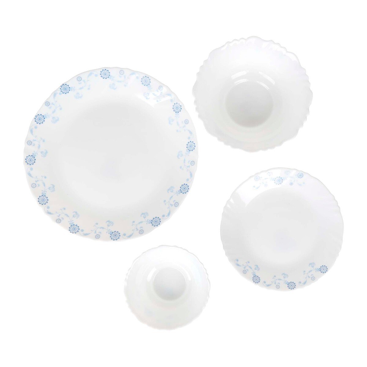 Cello Opal Dinner Set 13pcs Blue Lagune