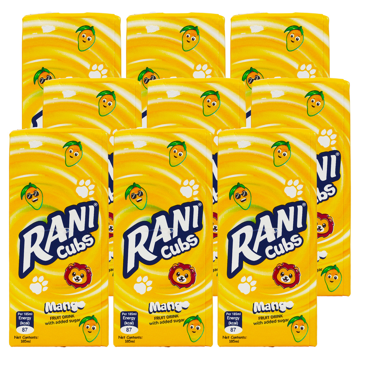 Rani Cubs Mango Fruit Drink Tetra Pack 185 ml