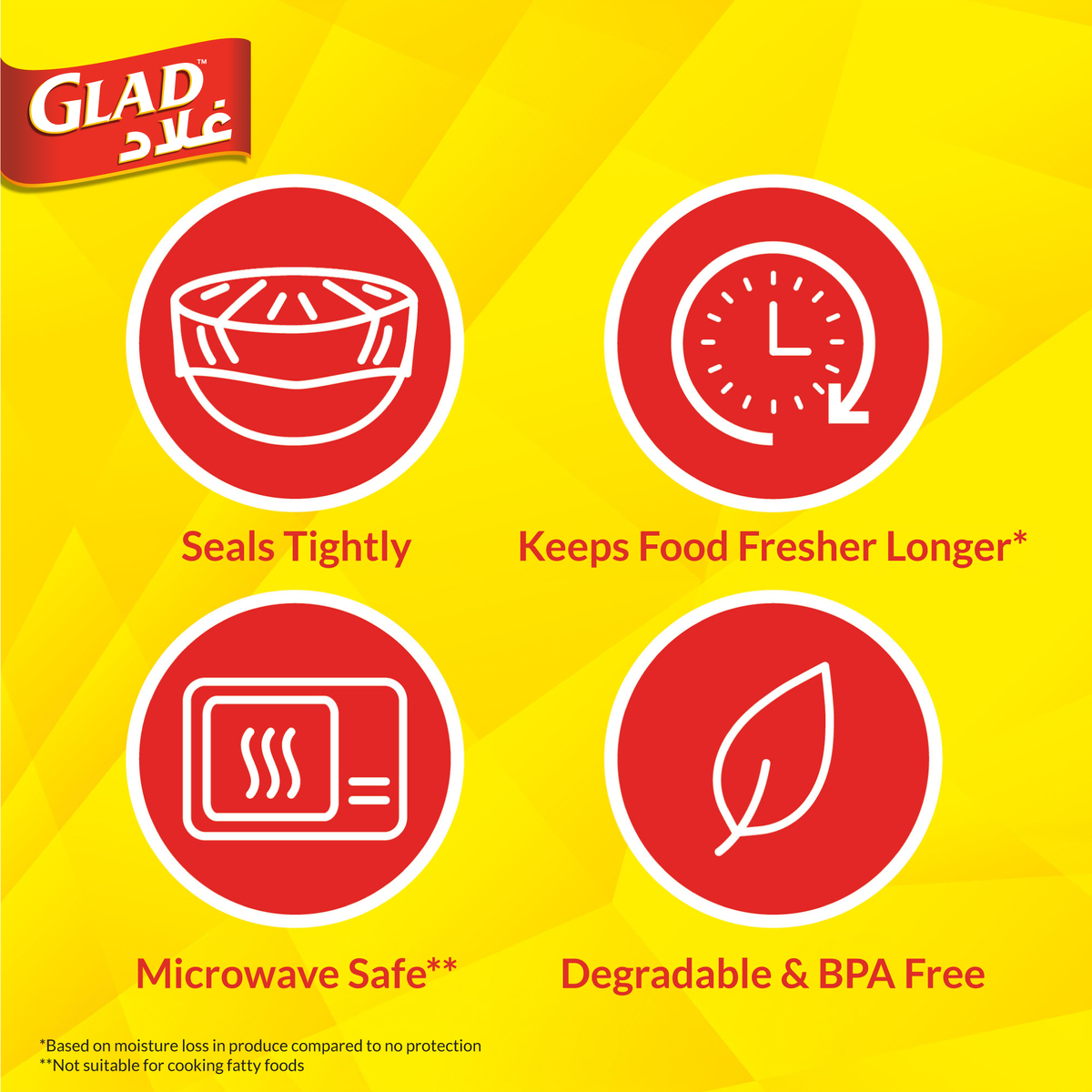 Glad Cling Wrap 300 sq.ft. Size 91.3m x 30.5cm 1 pc