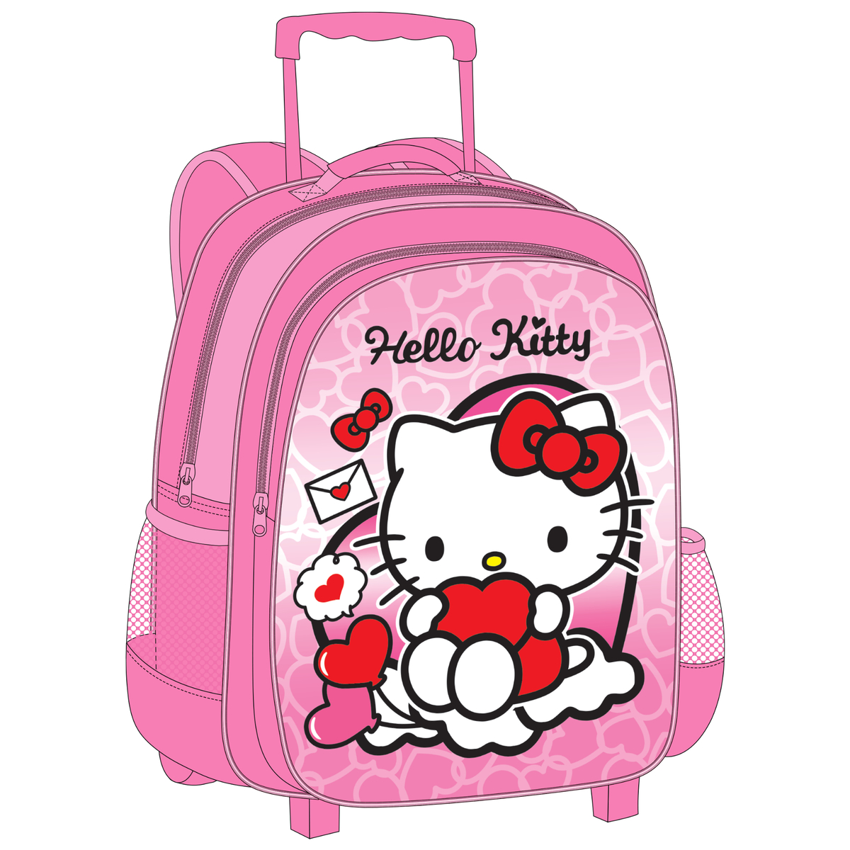 Hello Kitty 5in1 School Trolley 18 inch FK02217