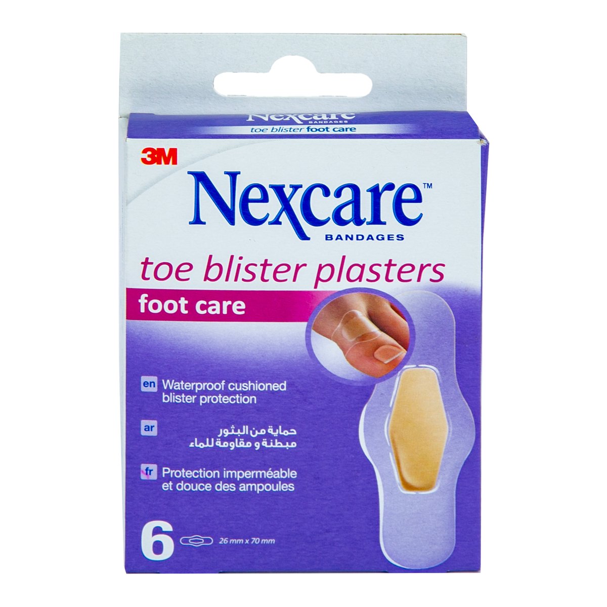 Nexcare 3M Toe Blister Plaster 6 pcs