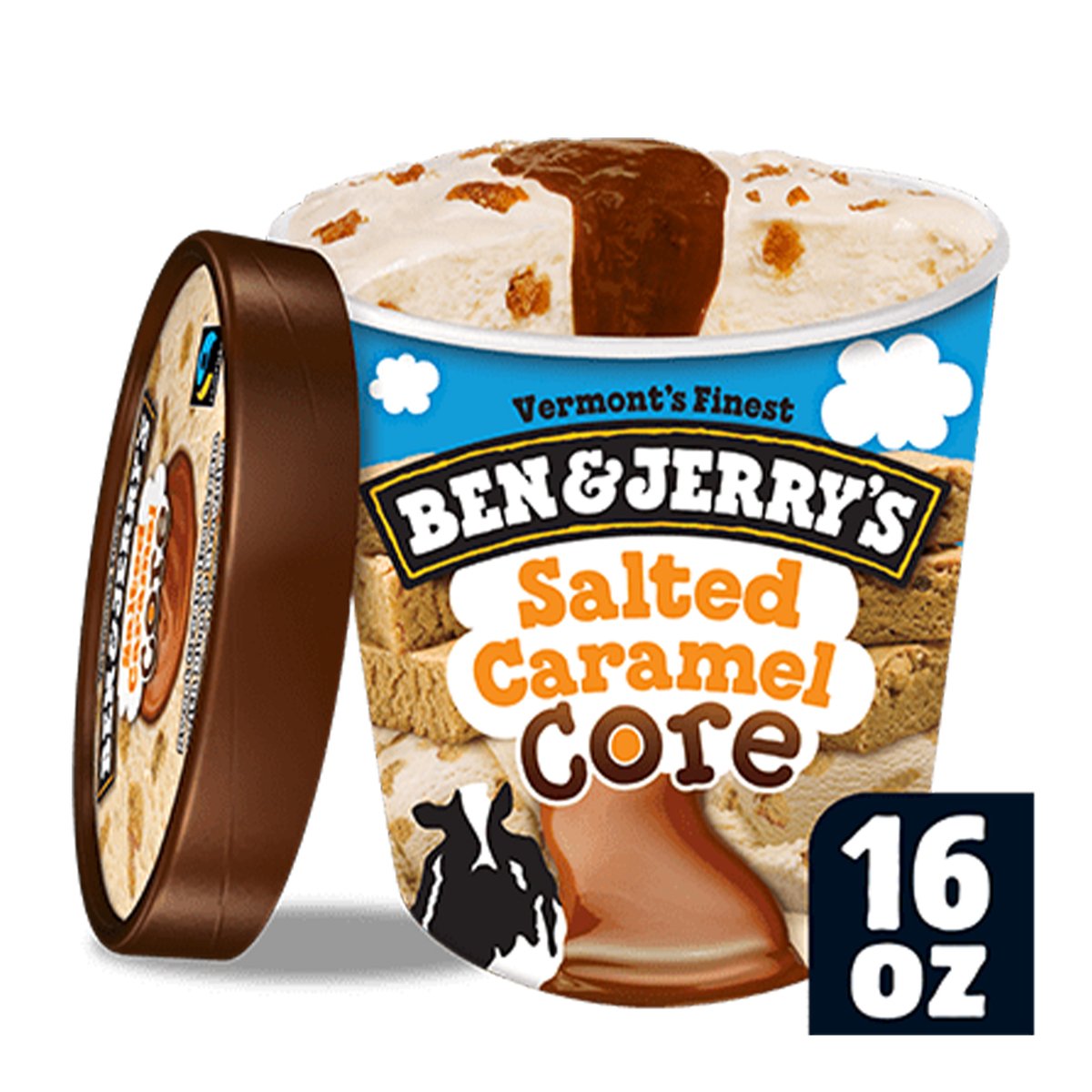 Ben & Jerry's Salted Caramel Core Ice Cream 473 ml