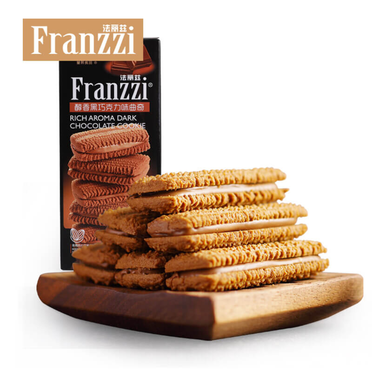 Franzzi Dark Chocolate Flavor Cookie 115 g