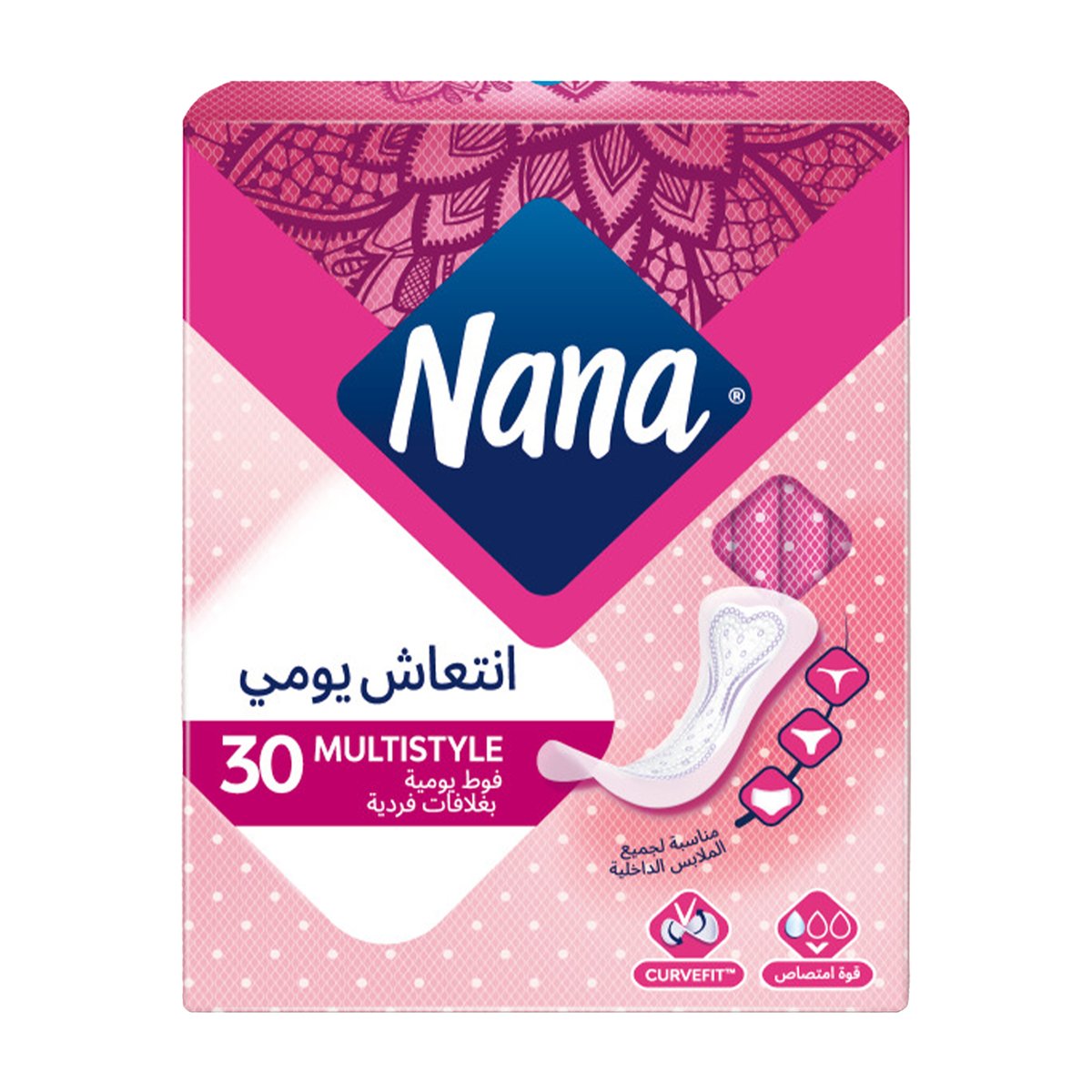 Nana Dailies Style Panty Liners 30 pcs