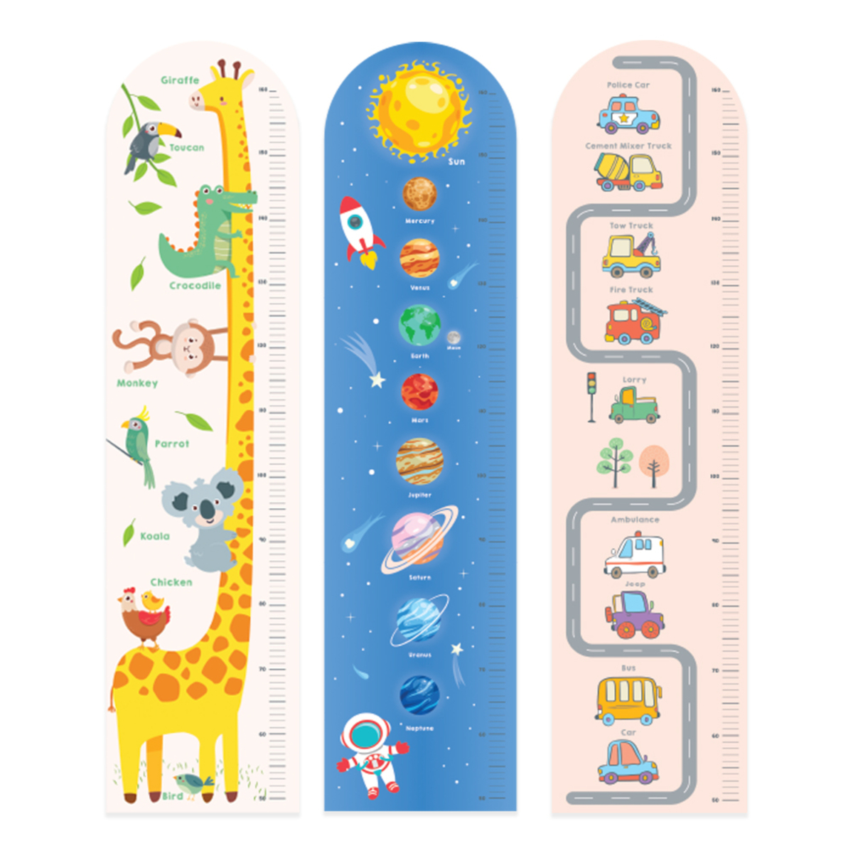 Sunta Printed Growth Chart, Multicolor, 2808