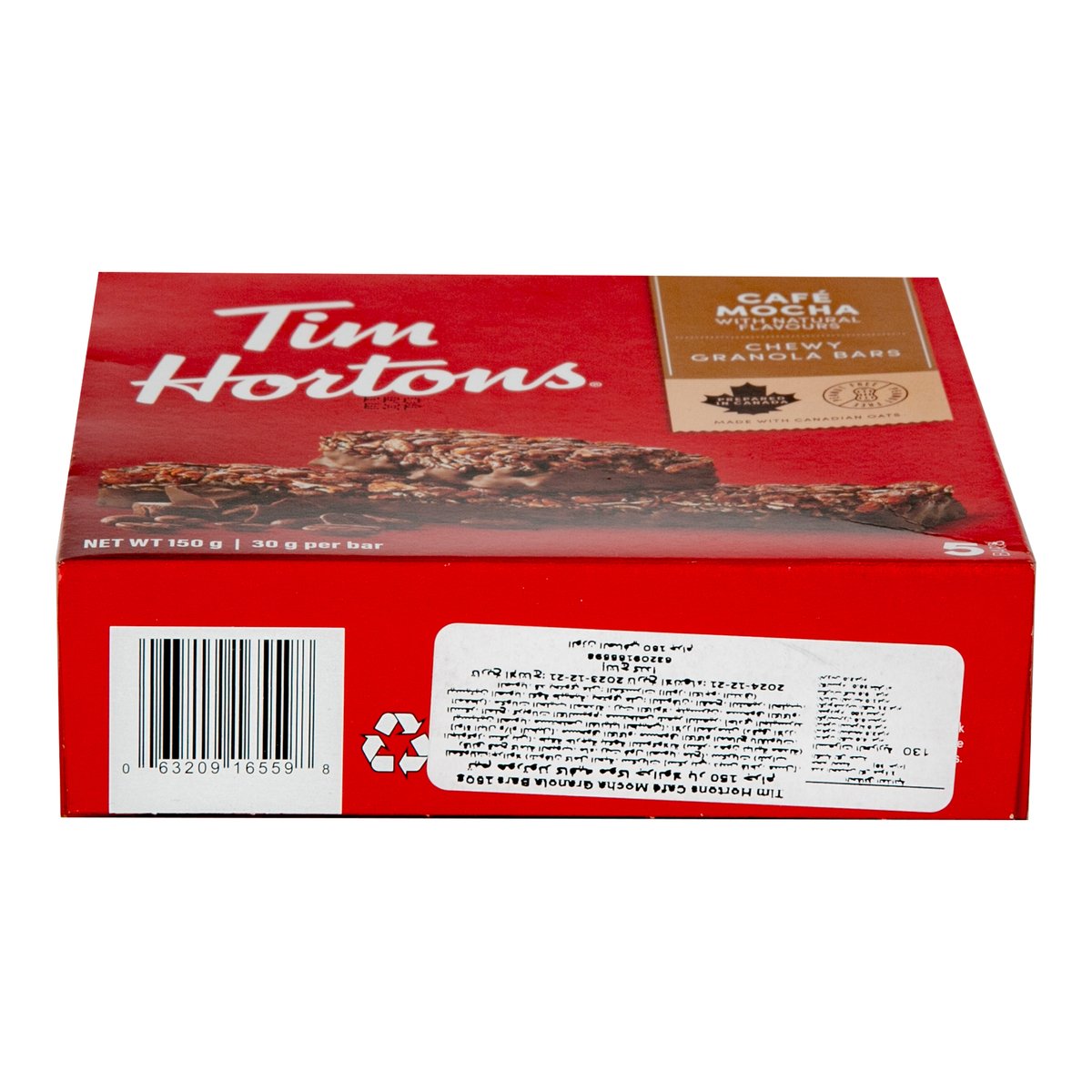 Tim Hortons Cafe Mocha Granola Bar 5 x 30 g