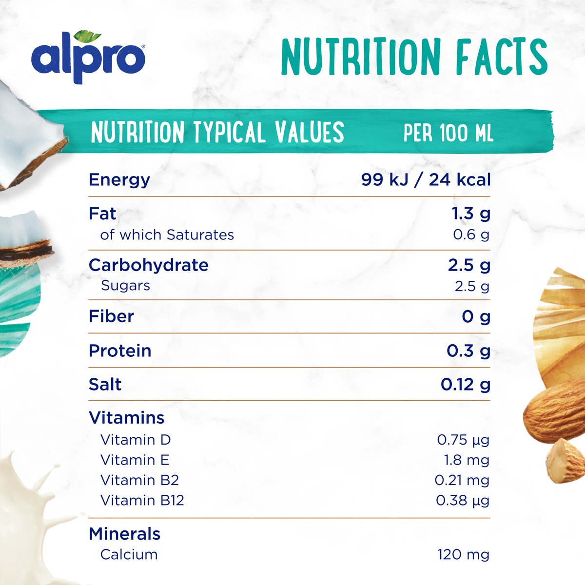 Alpro Coconut Almond Drink 1 Litre