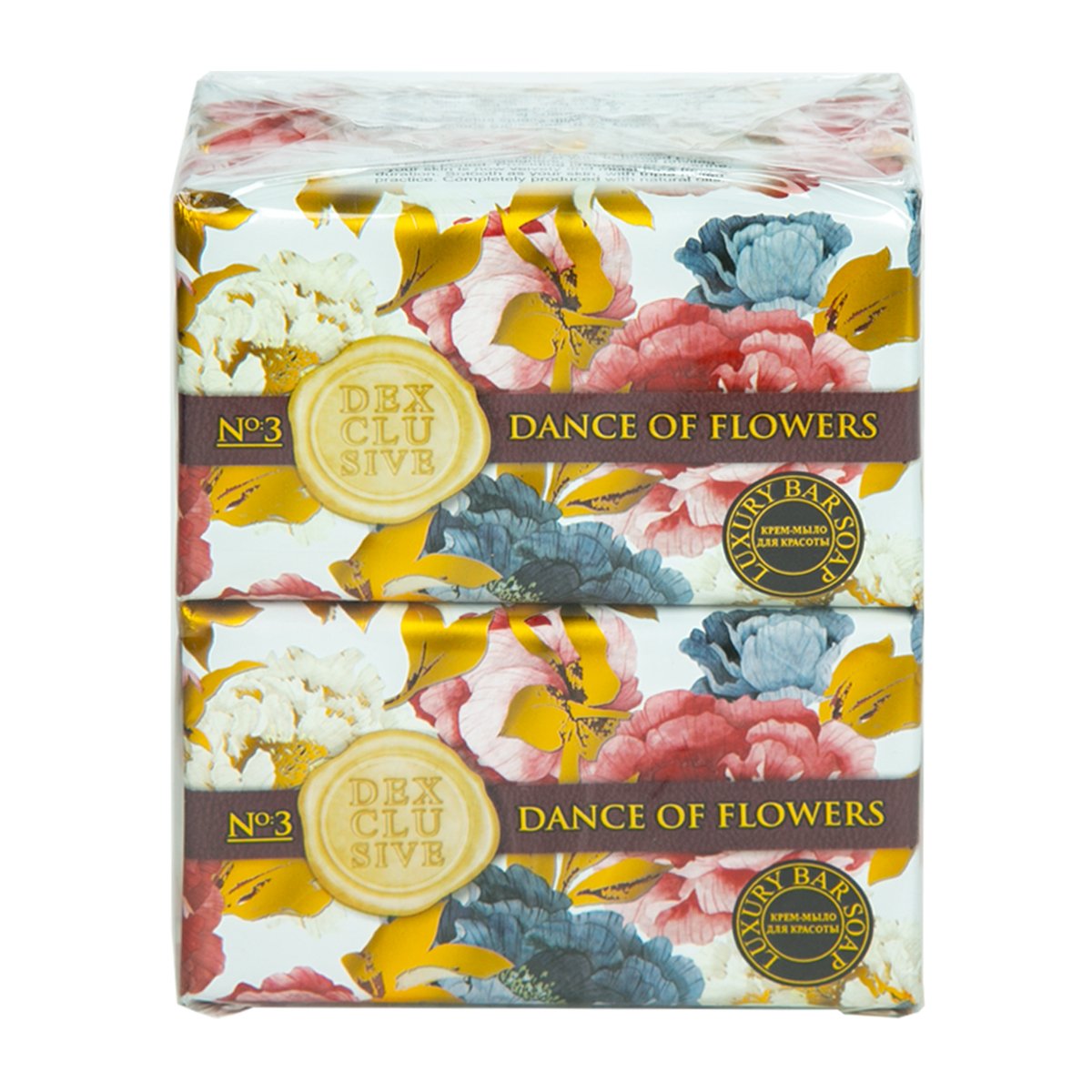 Dexclusive Dance of Flowers Bar Soap 4 x 150 g