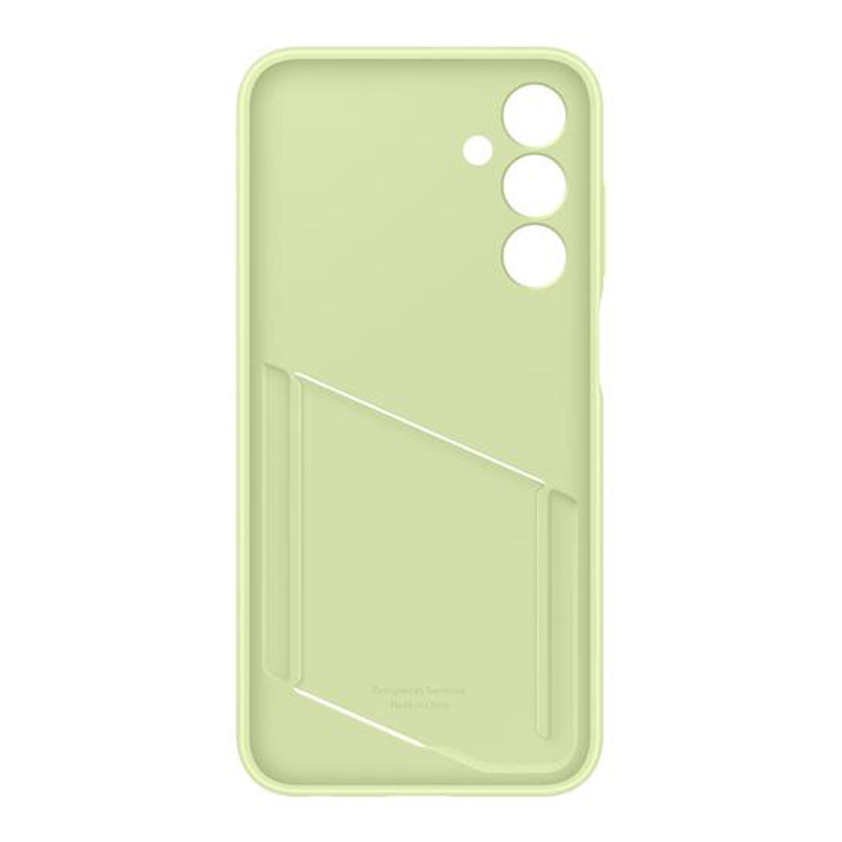 Samsung A25 Case with Card Slot, Lime, EF-OA256TMEGWW