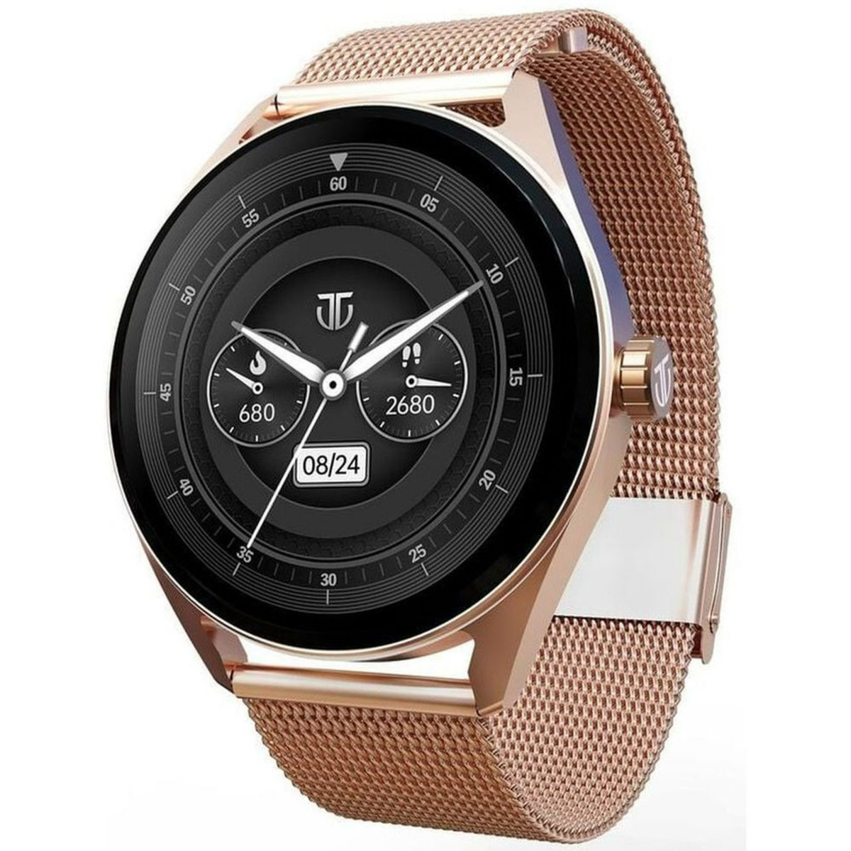 Titan Crest Smart Watch, 1.43", Rose Gold, 90197AM02K