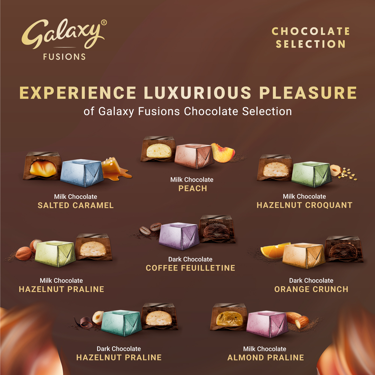 Galaxy Fusions Chocolate Selection 24 pcs 271.2 g